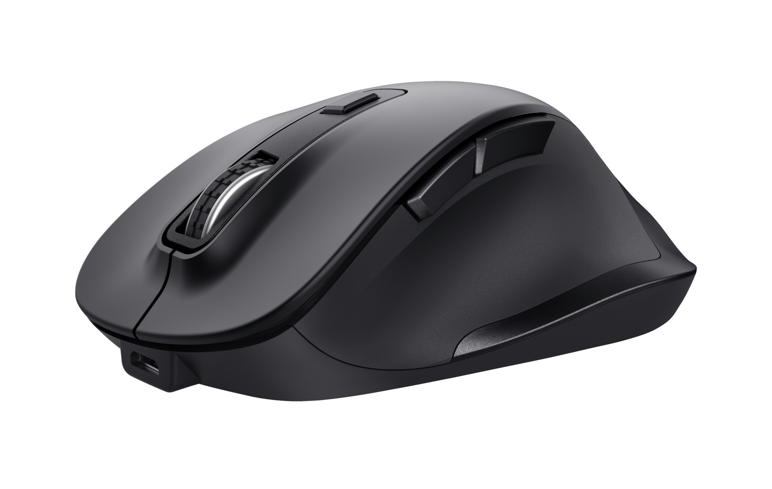 Trust Fyda Comfort - Mus - Optisk - 6 knapper - Sort