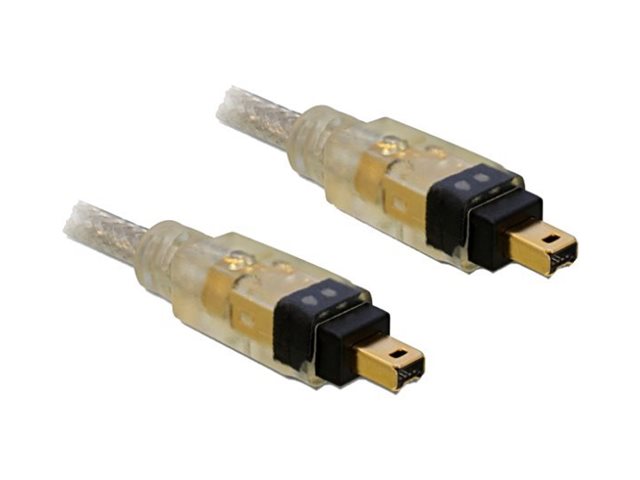 DeLOCK - IEEE 1394-kabel - 4-PIN FireWire (han) til 4-PIN FireWire (han) - 2 m