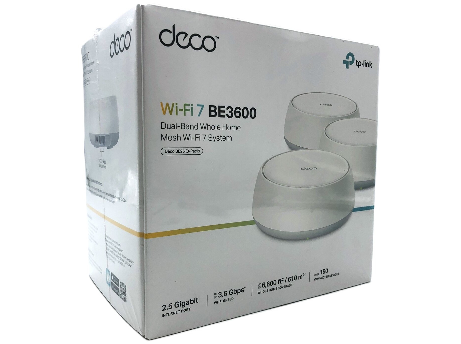 TP-Link Deco BE25 (3-Pack) - Mesh router 802.11a/b/g/n/ac/ax/be (Wi-Fi 7)