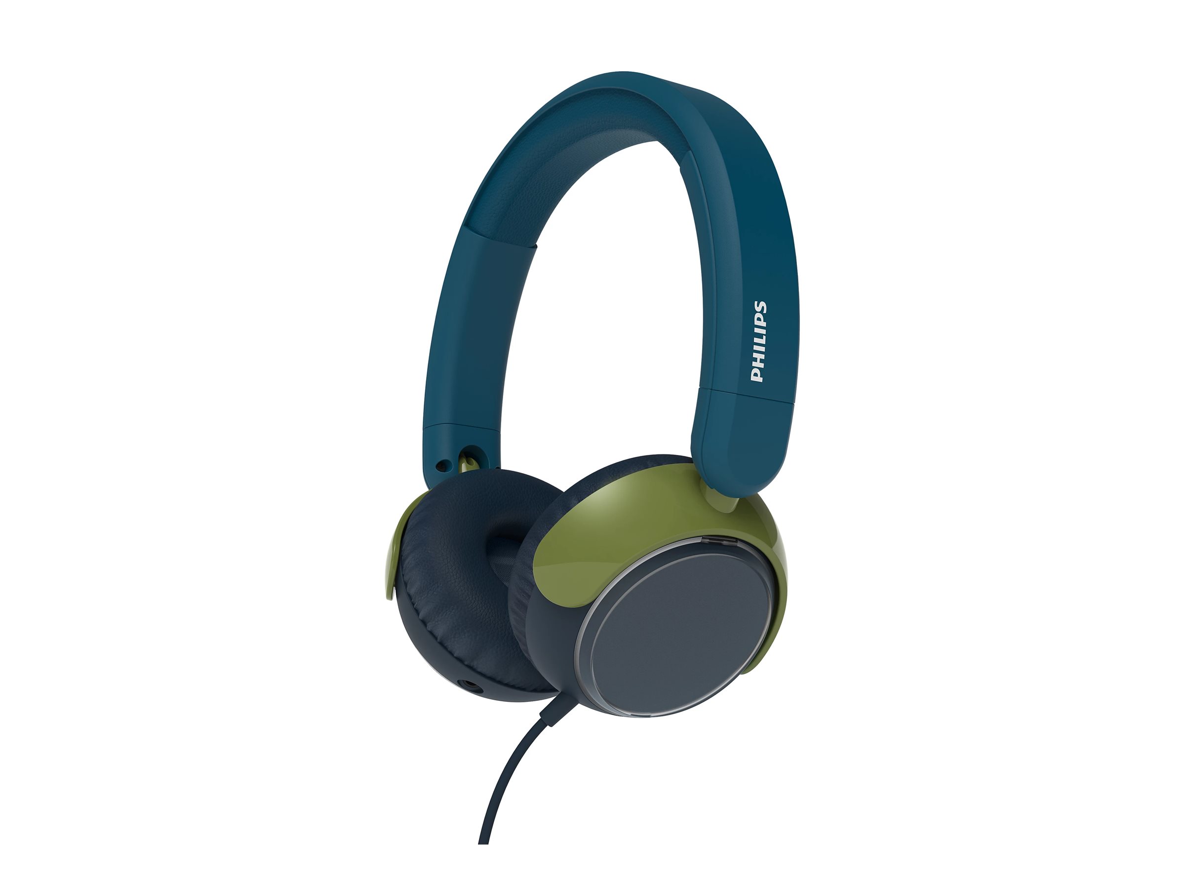 Philips Hörlurar On-Ear Barn Volymbegränsning 85dB Kabel Blågrön kristall