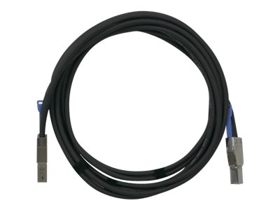 QNAP Serial Attached SCSI (SAS) eksternt kabel Sort 3m