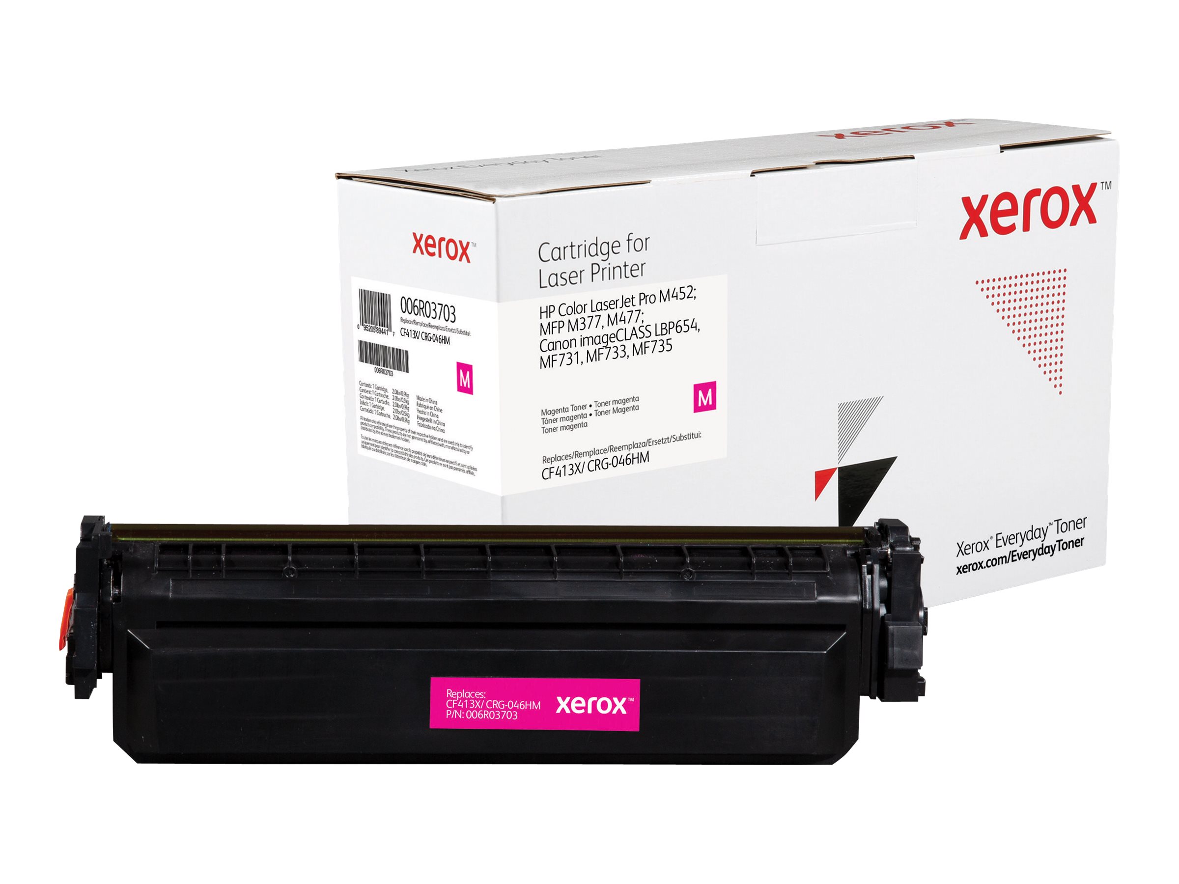 Xerox 006R03703 / Alternative to HP 410X / CF413X Canon CRG-046HM Magenta Toner- High Yield
