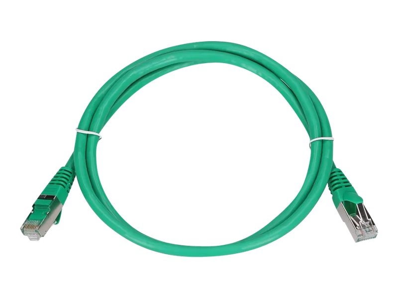 Extralink CAT 6 Foldet uskærmet snoet par (F/UTP) 1m Patchkabel Grøn