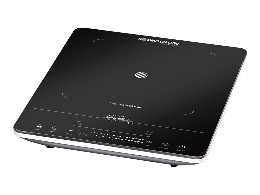 Rommelsbacher CT 2020/IN - Induktionsvarmeplade - 2 kW - sort