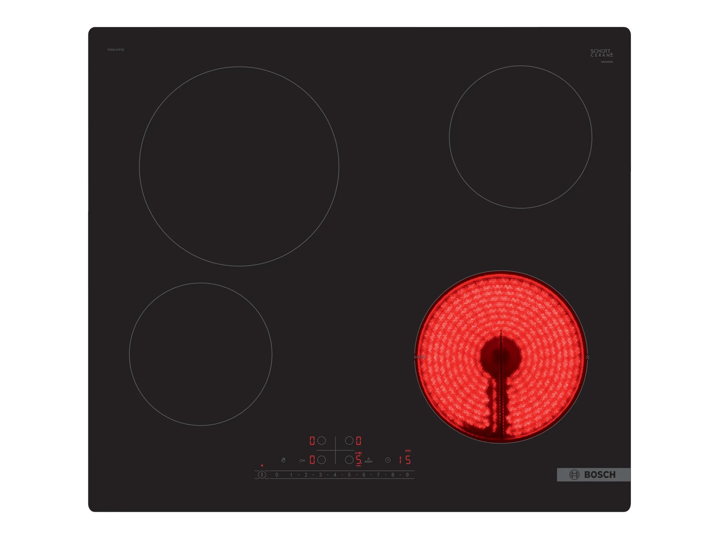 Bosch Serie | 6 PKE611FP2E Keramisk kogeplade