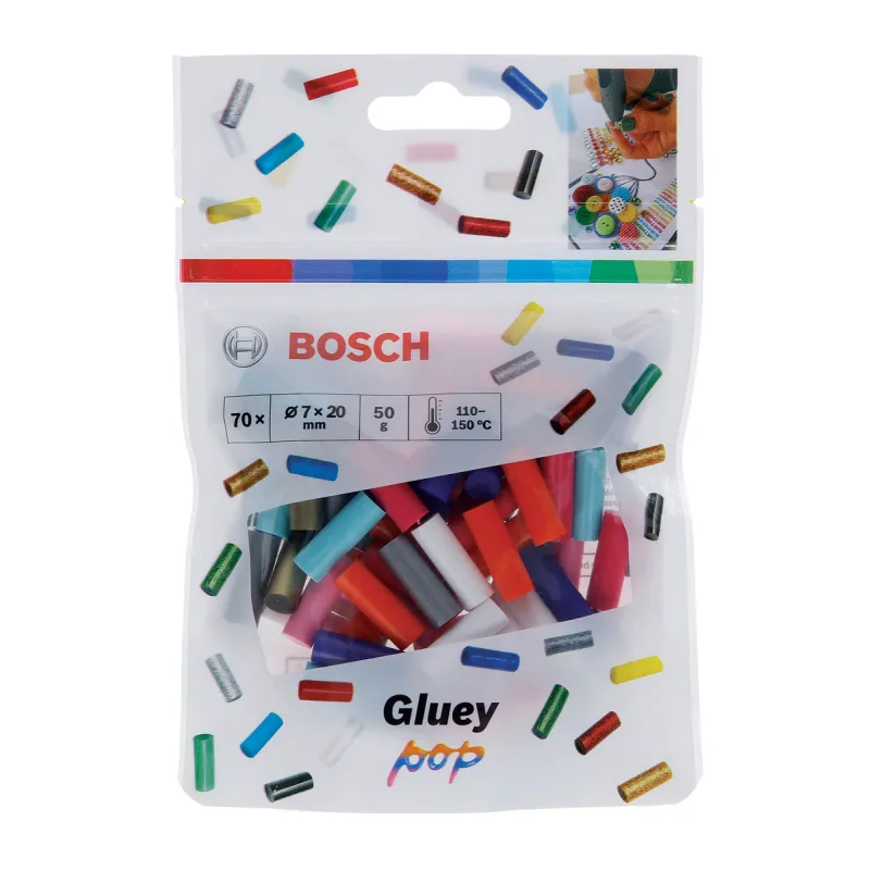 Bosch Gluey Limpatroner, 7 x 20 mm, 70 stk, Popblanding