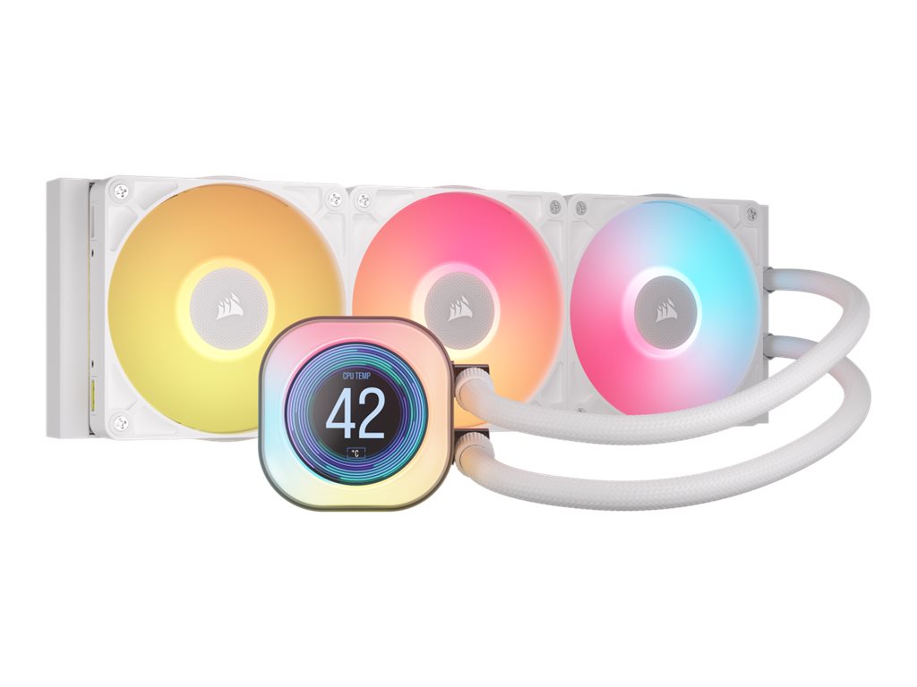 Corsair iCUE LINK TITAN 360 RX LCD White - CPU Vandkøling - Max 36 dBA
