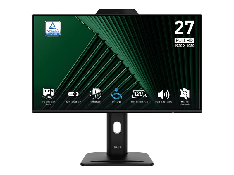 MSI PRO MP272PMG 27" IPS 1920 x 1080 (Full HD) DisplayPort HDMI 120 Hz