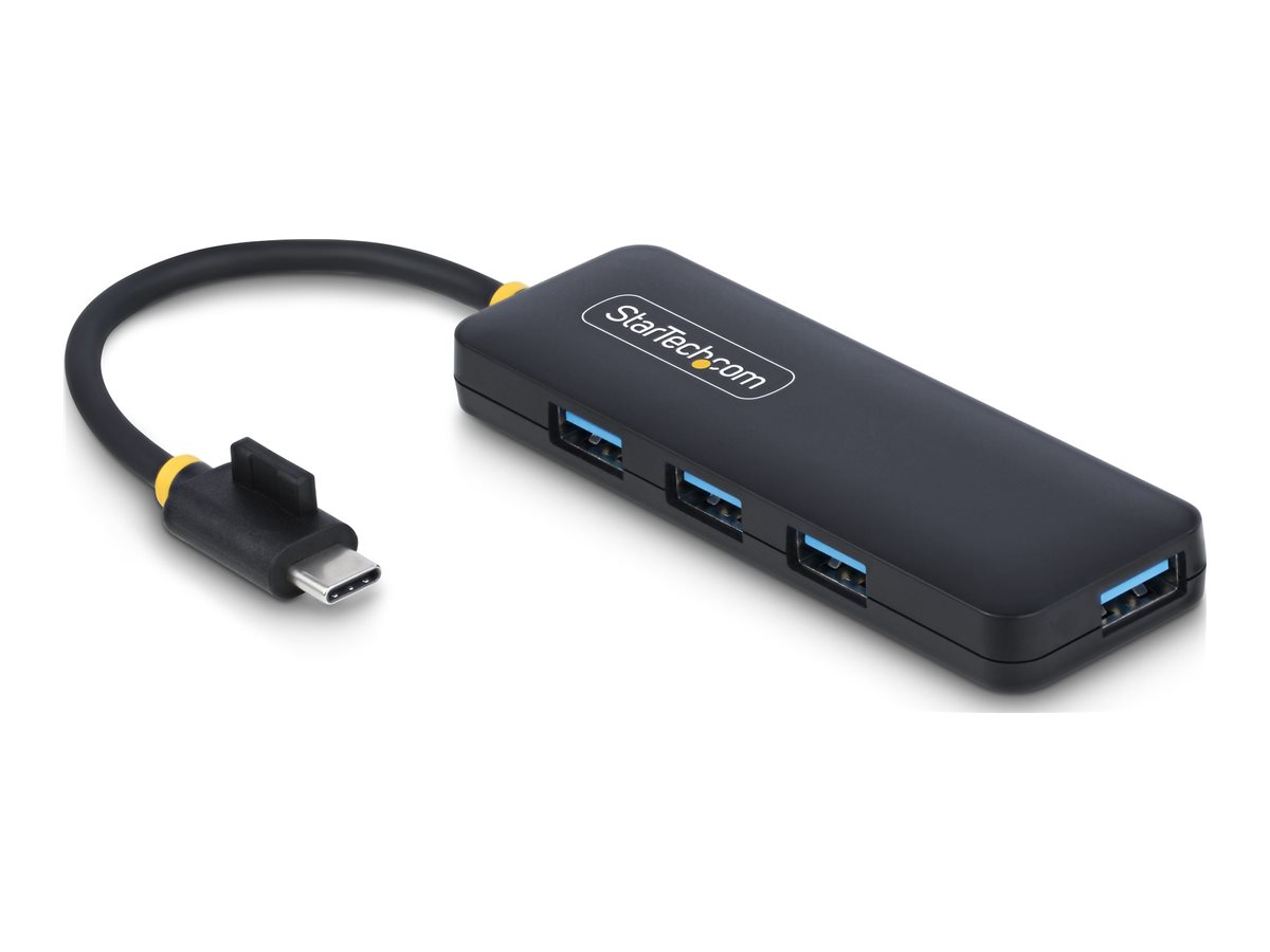 StarTech.com 4-Port USB-C Hub 5Gbps USB-C to 4x USB-A Bus Powered - hub - 4 ports USB hub - USB 3.2 - 4 ports - Sort