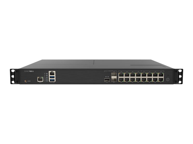SonicWall Gen 8 NSa Series 2800 Sikkerhedsudstyr Rackmonterbar