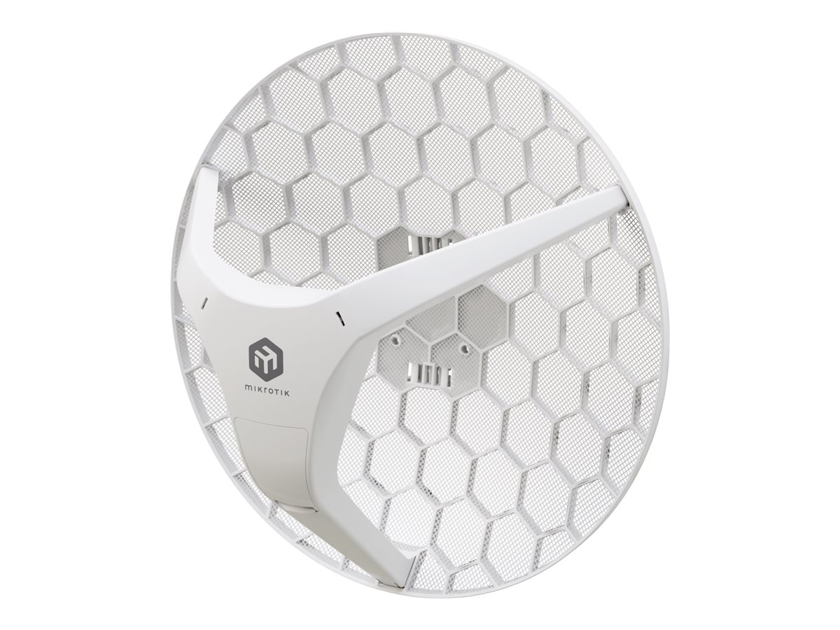 Udendørs WiFi-antenne MikroTik LHG 5 ax – 1200 Mbit/s, hvid, PoE