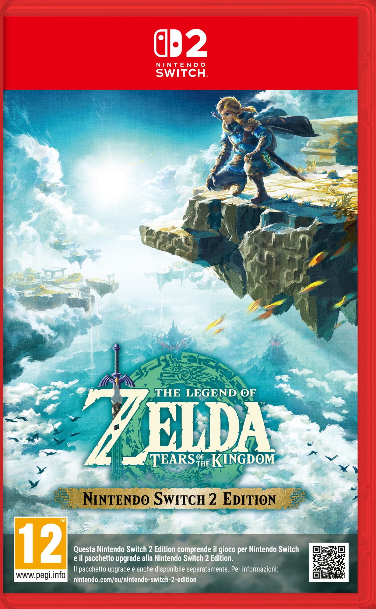 Nintendo The Legend Of Zelda: Tears Of The Kingdom - Switch 2 Edition Nintendo Switch 2 Edition Tysk, Engelsk, Spansk, Fransk, Italiensk, Japansk,