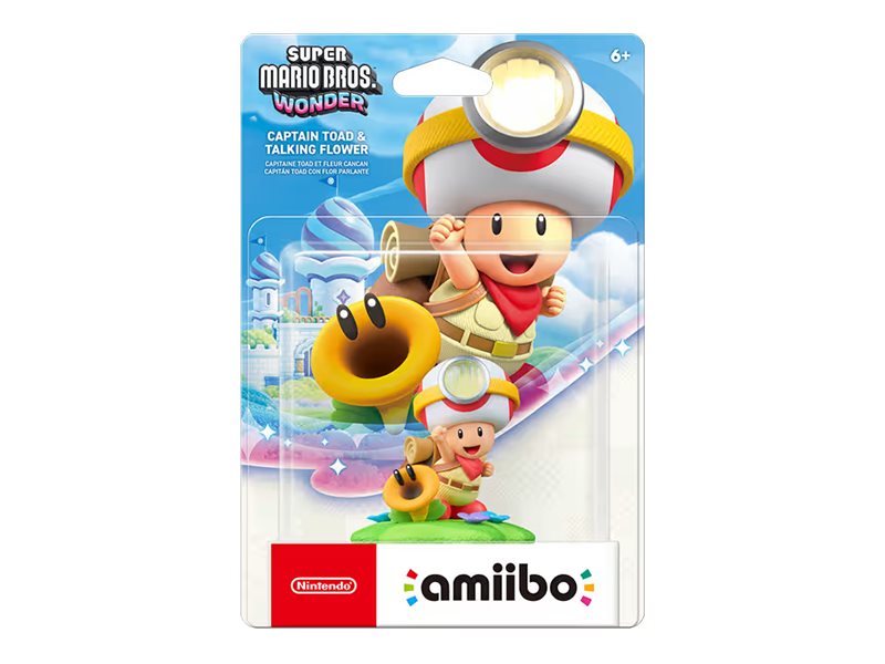 amiibo Super Mario Bros Wonder - Captain Toad & Talking Flower
