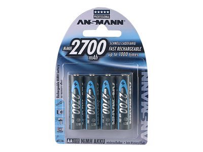 ANSMANN Energy AA type Batterier til generelt brug (genopladelige) 2700mAh 2