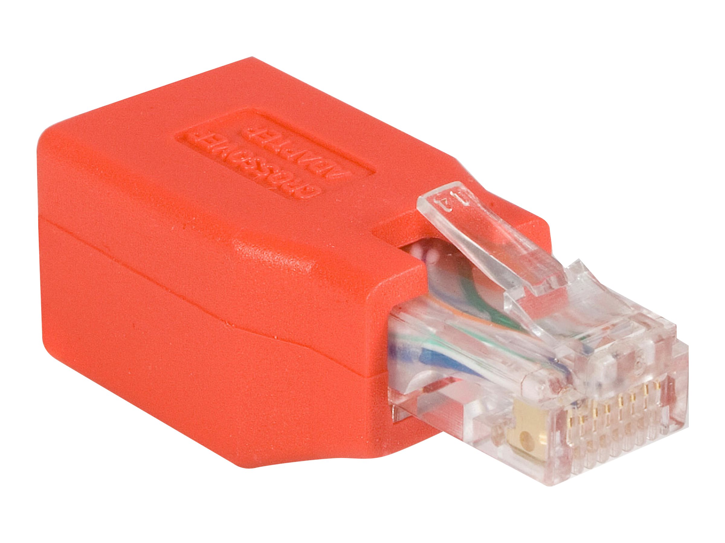 StarTech.com Cat6 Cable - Cat6 Crossover Adapter - GbE - Red - Network Cable (C6CROSSOVER) CAT 6 Crossover-adapter Rød