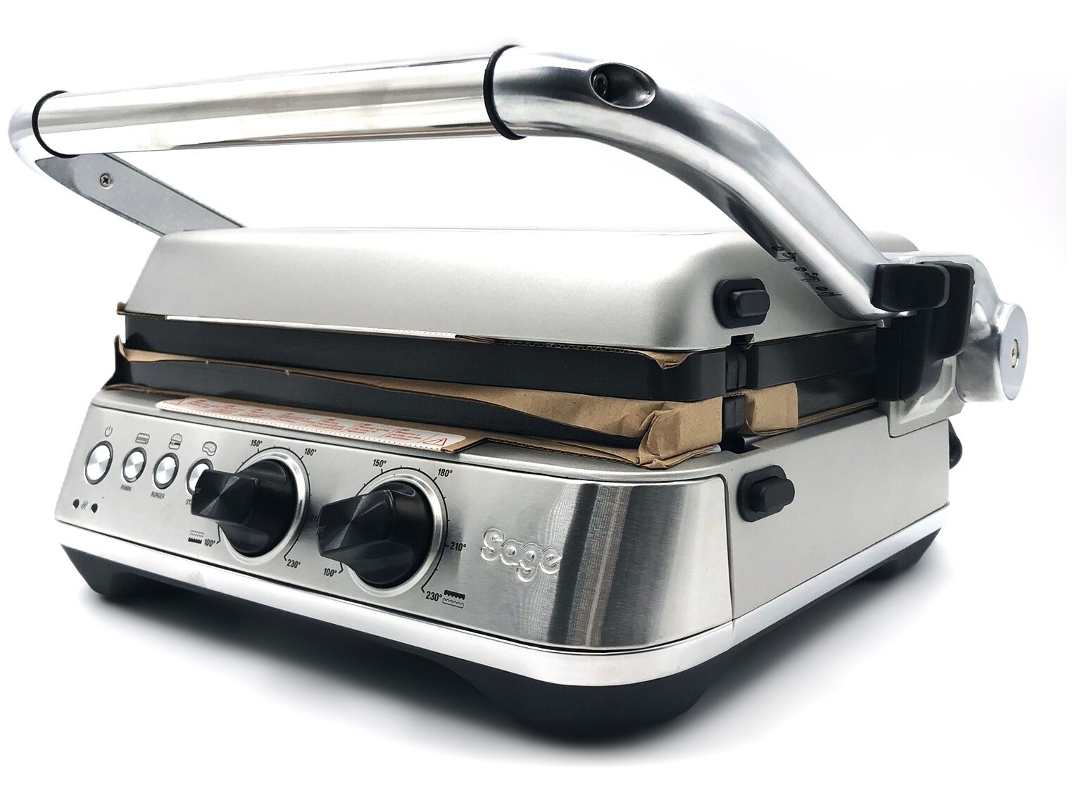 Sage SGR700BSS4EEU1 the BBQ & Press - Grill - elektrisk - 1500 cm2 - børstet rustfrit stål