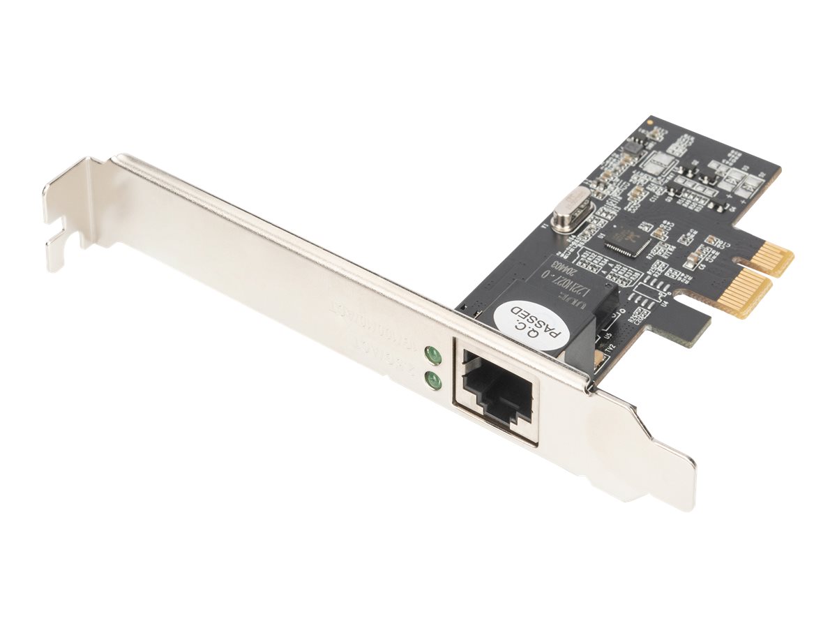 DIGITUS DN-10135 - Netværksadapter - PCIe 2.1 lavprofil - 10M/100M/1G/2,5 Gigabit Ethernet x 1