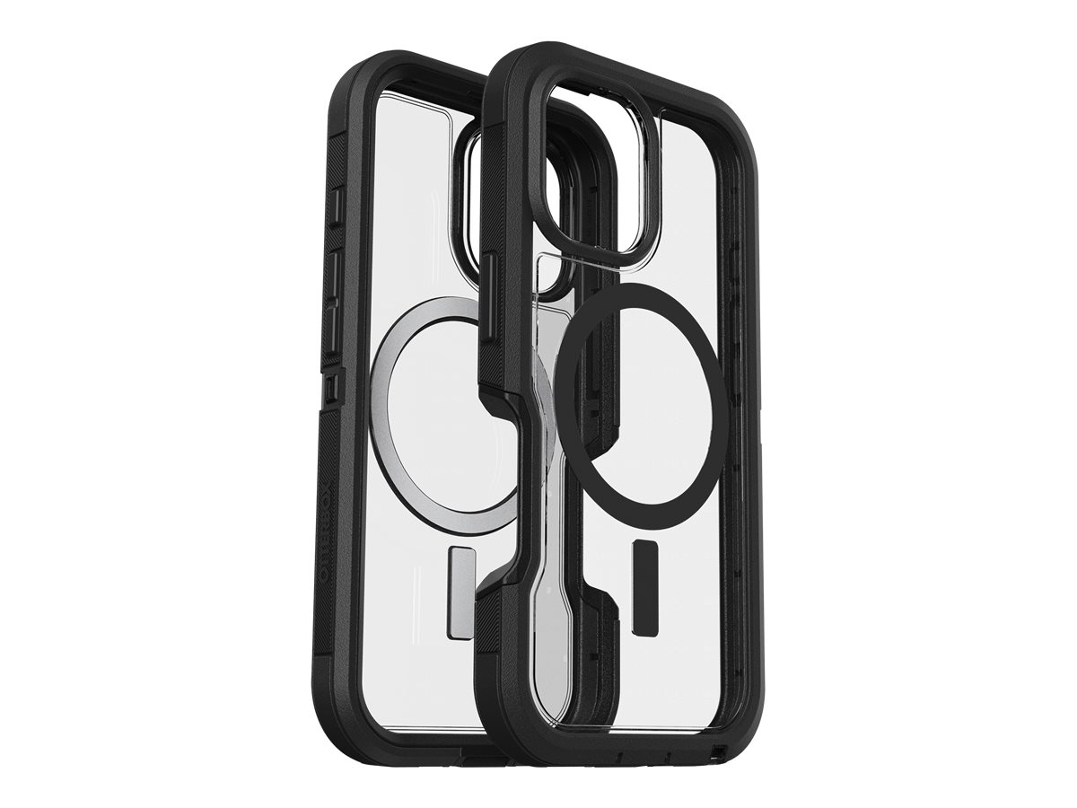 OtterBox Defender Series XT Beskyttelsescover Mørk side (klar/sort) Apple iPhone 16