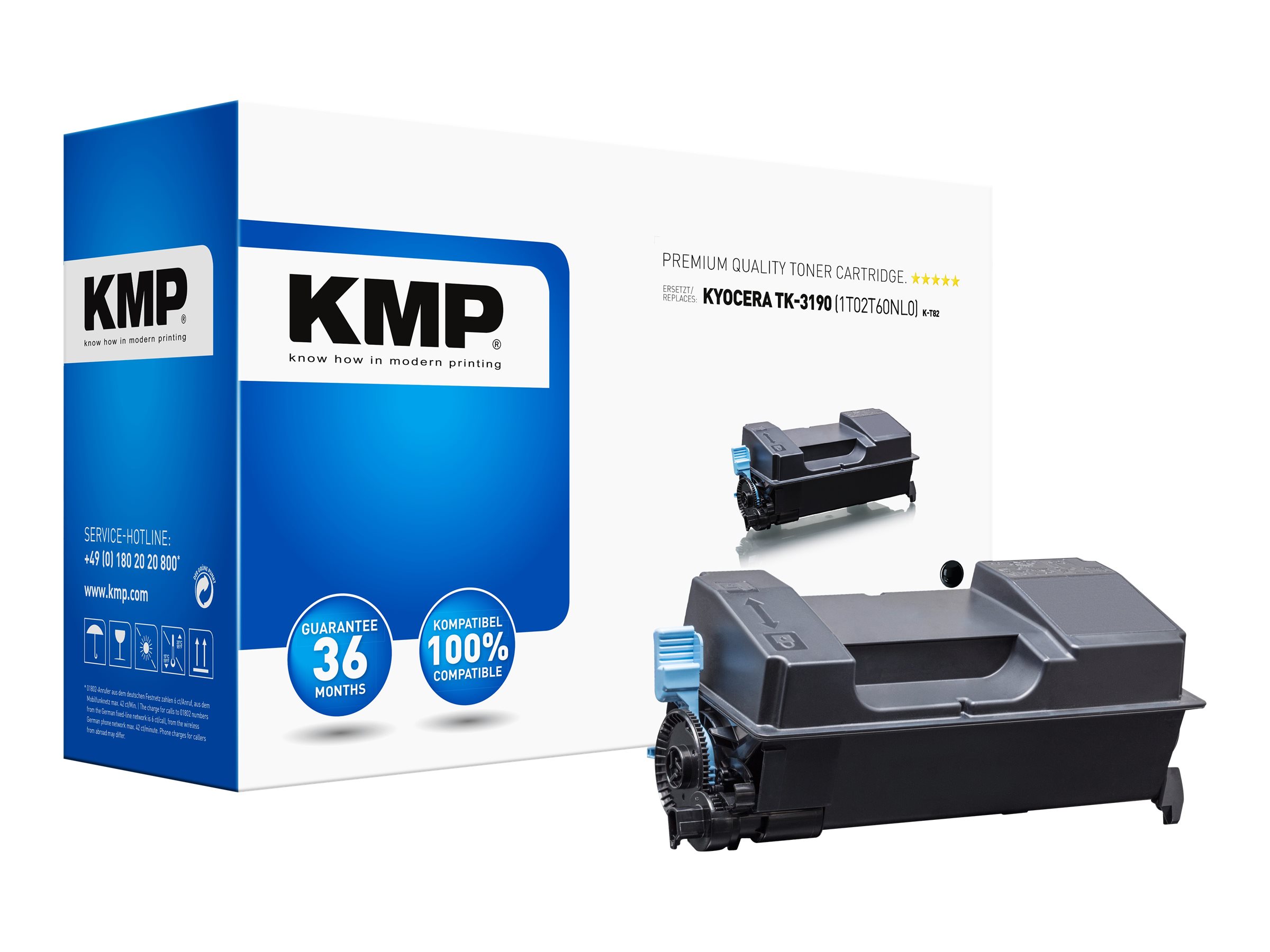 KMP K-T82 Sort 30000 sider Toner