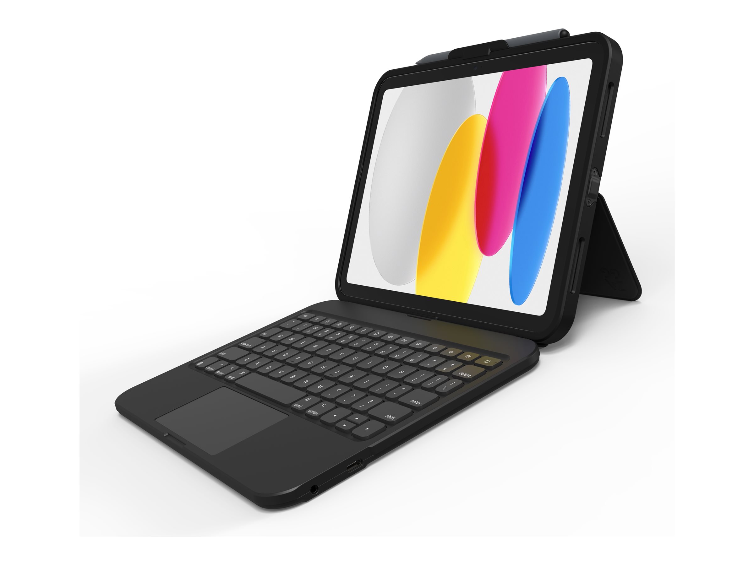 ZAGG Tough Keys Tastatur og folio-kasse Kablet Schweizisk Apple 10.9-inch iPad (10. generation) ¦ Apple iPad A16 Wi-Fi, A16 Wi-Fi + Cellular