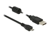 Delock USB-kabel 50cm Sort