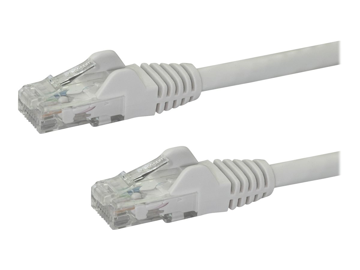 StarTech.com 7m CAT6 Cable - White Snagless CAT 6 Wire - 100W RJ45 UTP 650MHz Category 6 Network Patch Cord UL/TIA (N6PATC7MWH) CAT 6 Ikke afskærmet