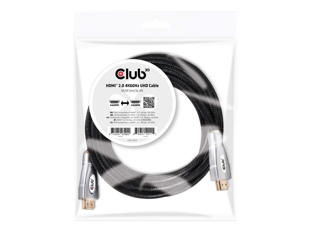 Club 3D CAC-2312 - HDMI with Ethernet cable - 5 m
