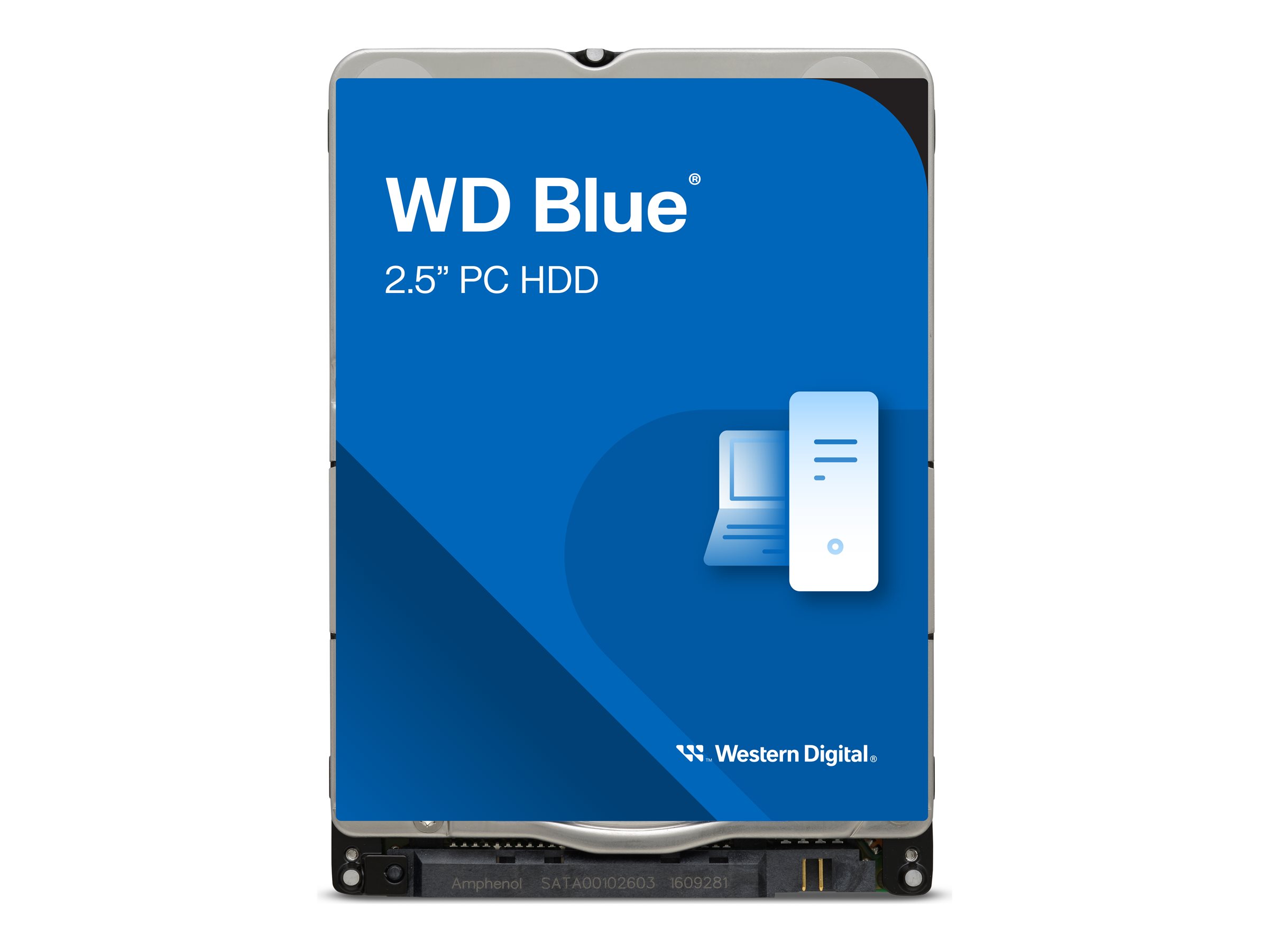 WD Blue - 2TB - Harddisk - WD20SPZX - SATA-600 - 2.5"