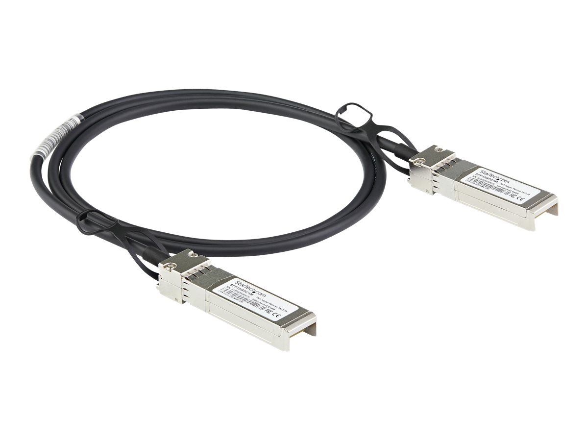 StarTech.com 2m SFP to SFP Direct Attach Cable for Dell EMC DAC-SFP-10G-2M - 10GbE - SFP Copper DAC 10 Gbps Passive Twinax Dobbelt-axial 2m
