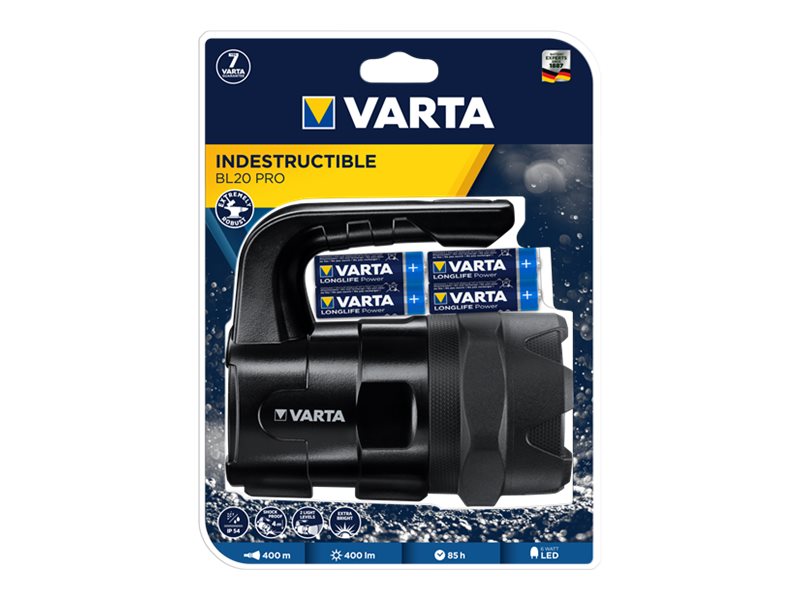 Varta Indestructible BL20 Pro Lommelygte 6W