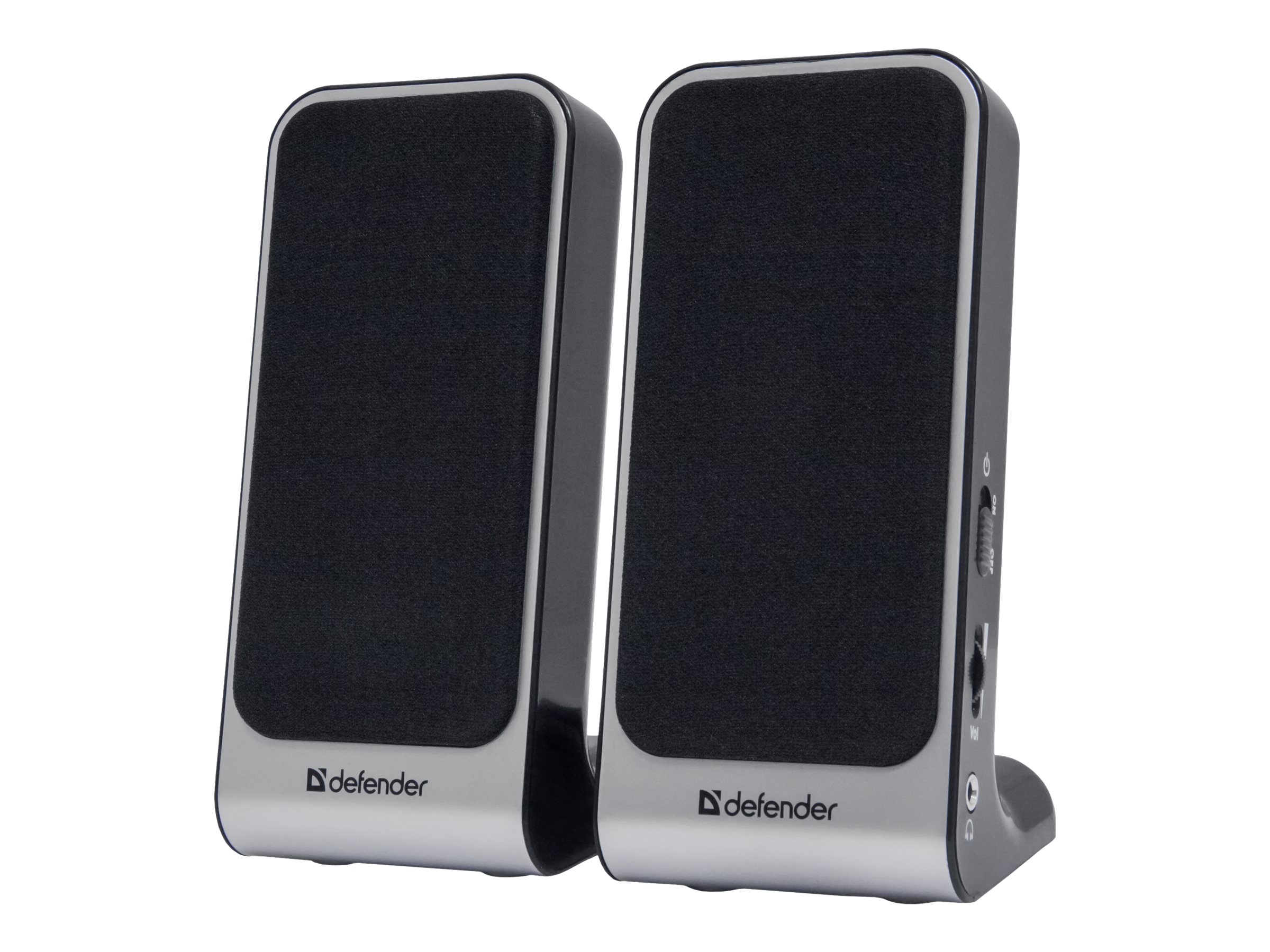 Defender SPK 225 Højttalere Sort Sølv