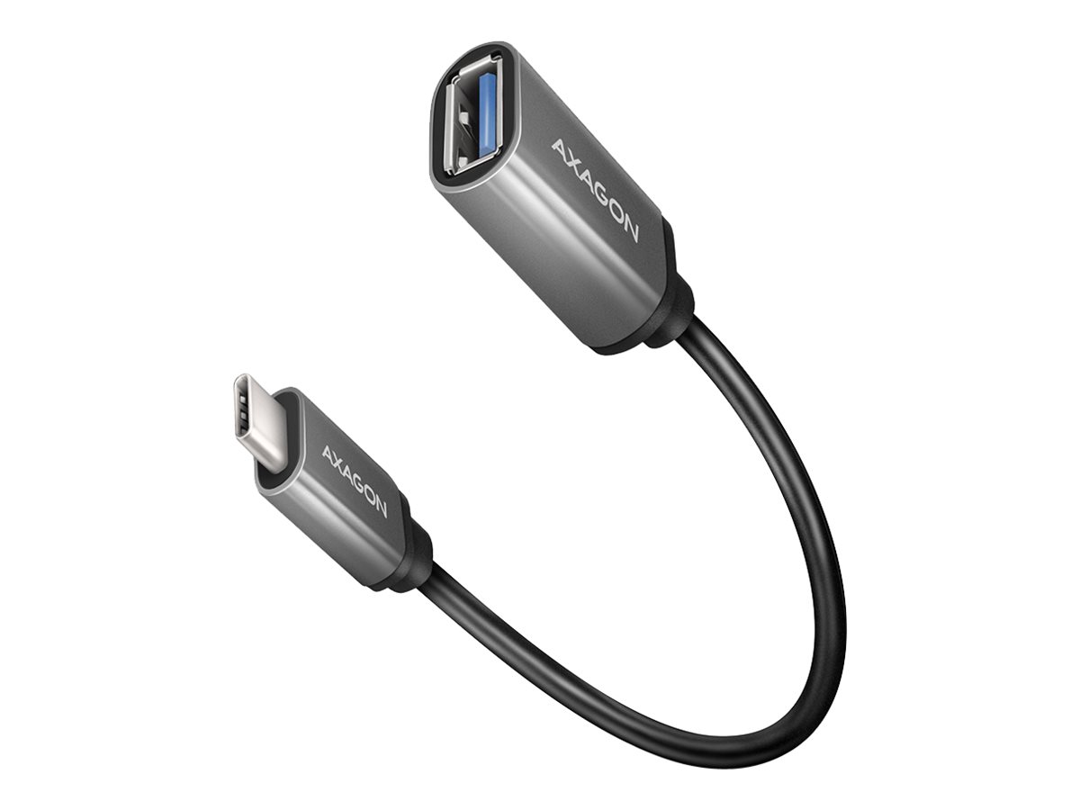 AXAGON USB-C adapter 20cm Sort