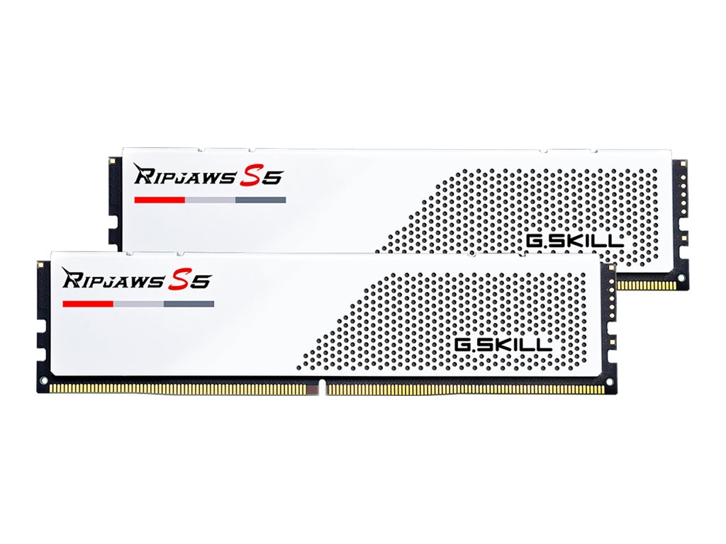 G.Skill Ripjaws S5 DDR5-5600 - 64GB - CL36 - Dual Channel (2 pcs) - Intel XMP - Hvid