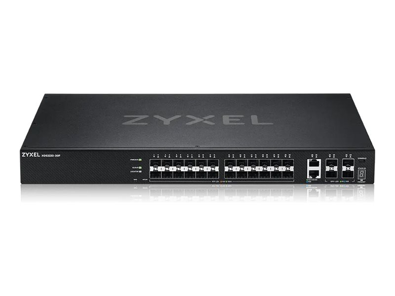 ZyXEL XGS2220 Series XGS2220-30F - switch - L3 access NebulaFLEX Cloud - 24 ports - Managed - rack-mountable