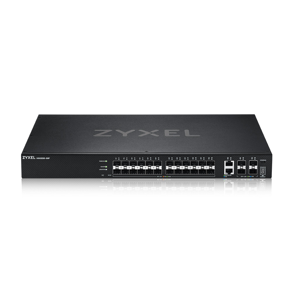 ZyXEL XGS2220 Series XGS2220-30F - switch - L3 access NebulaFLEX Cloud - 24 ports - Managed - rack-mountable
