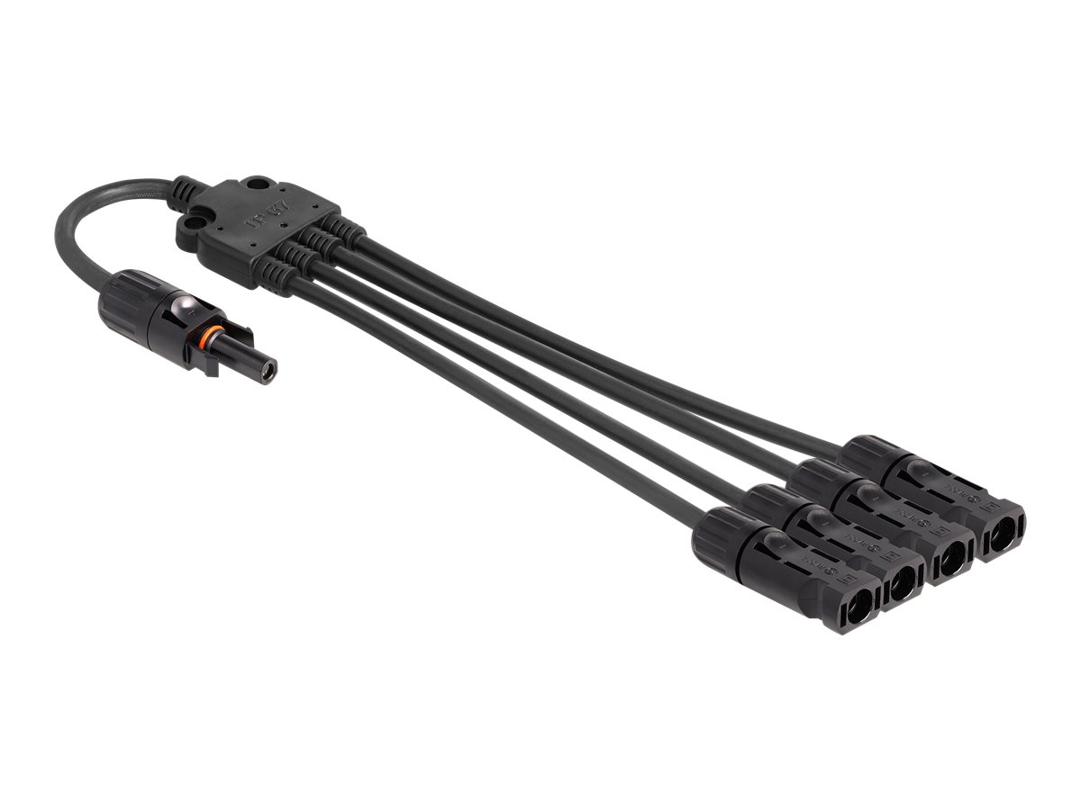 DeLOCK DL4 (female) - DL4 (male) Sort 50cm Solkabel