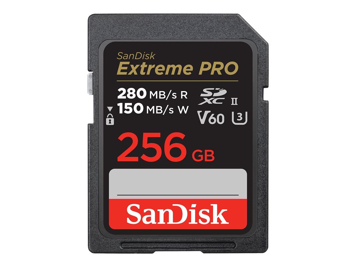 SanDisk SDSDXEP-256G-GN4IN, 256 GB, SDXC, Klasse 10, UHS-II, 280 MB/s, 100 MB/s