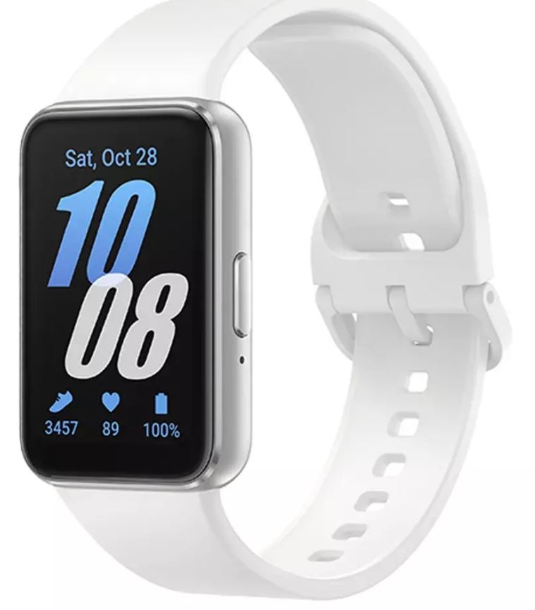 Samsung Galaxy Fit3 4,06 cm (1.6) AMOLED 40 mm Digital 256 x 402 pixel Berøringsskærm Sølv