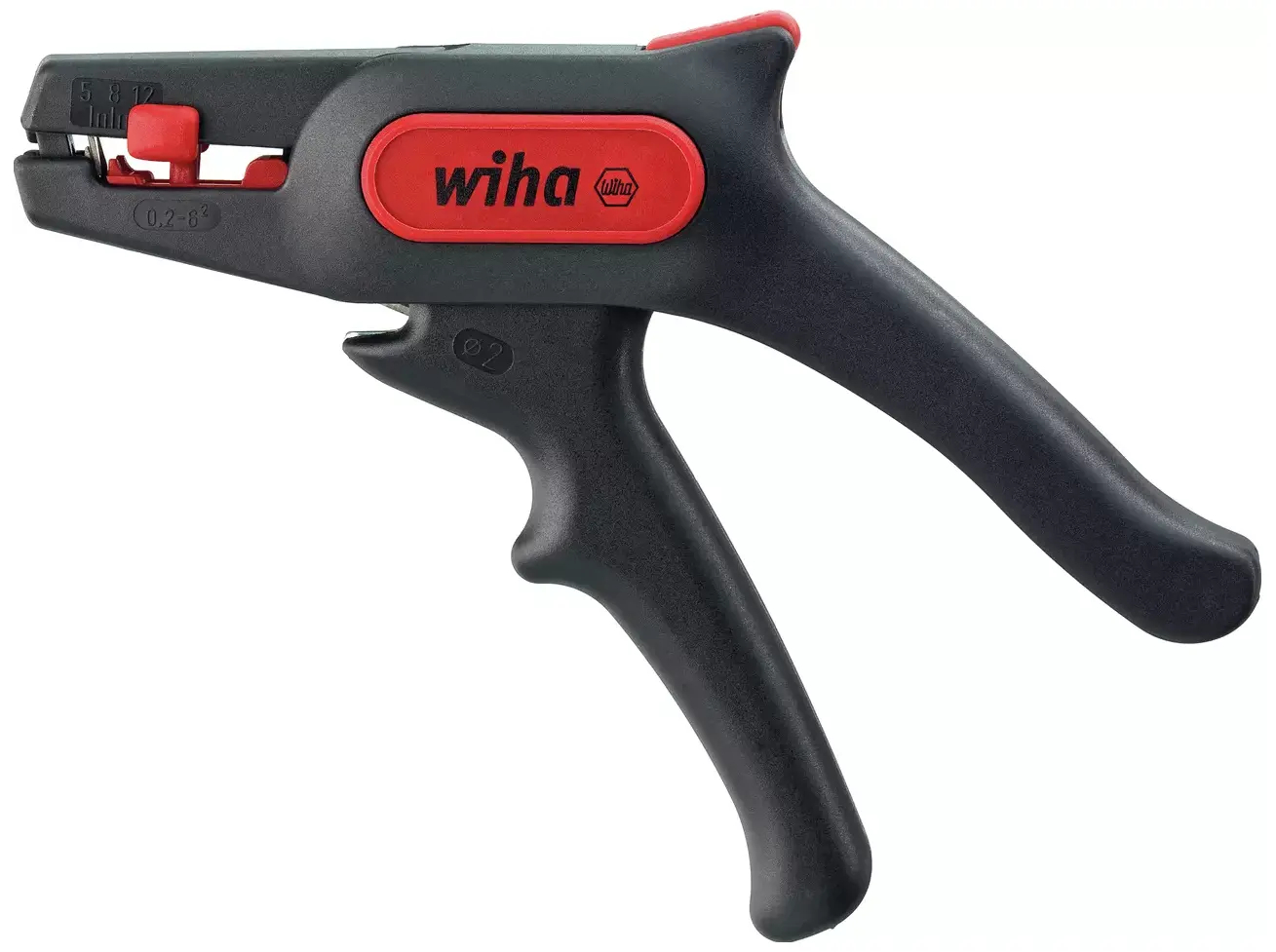 Wiha afisoleringstang med pistolgreb til runde kabler 0,2 – 6,0 mm2.