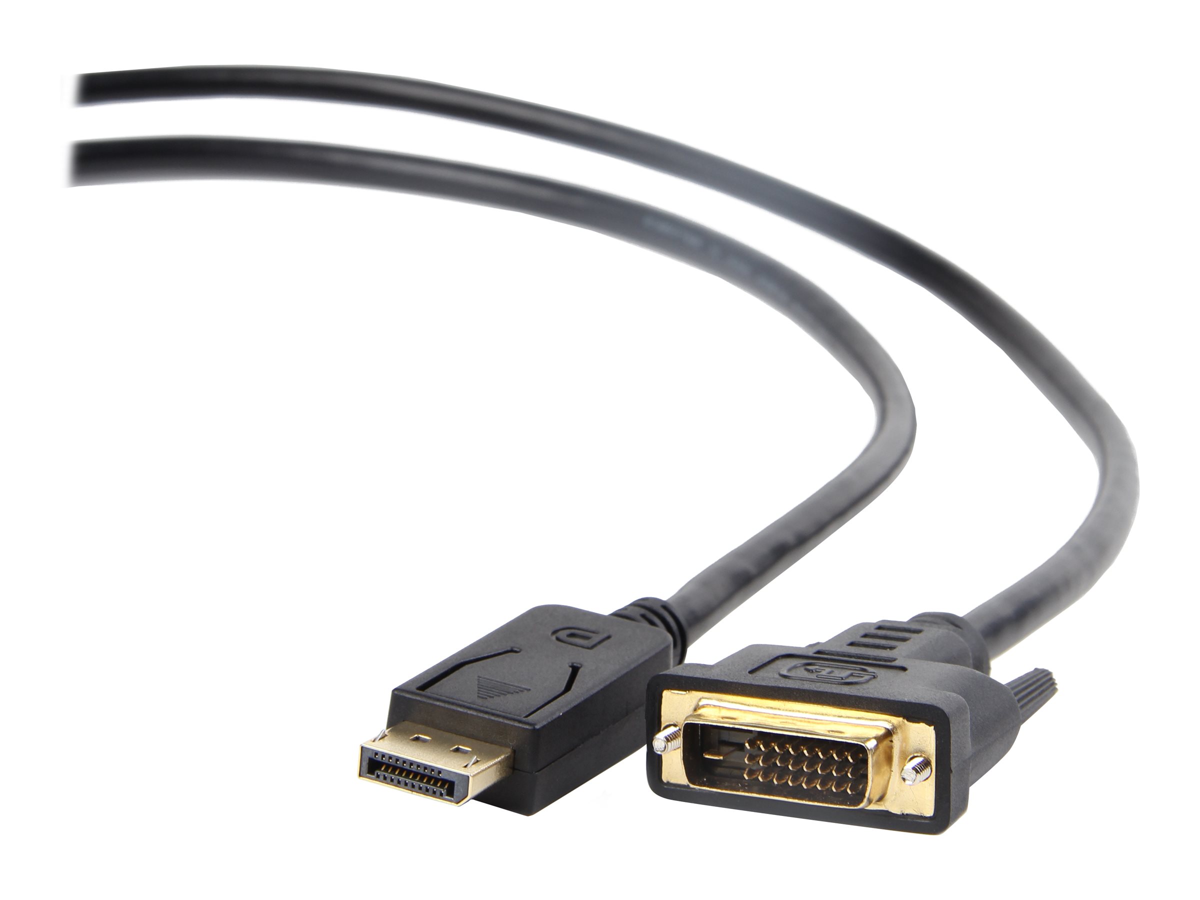 DisplayPort til DVI kabel 1,8 m - Gembird, sort