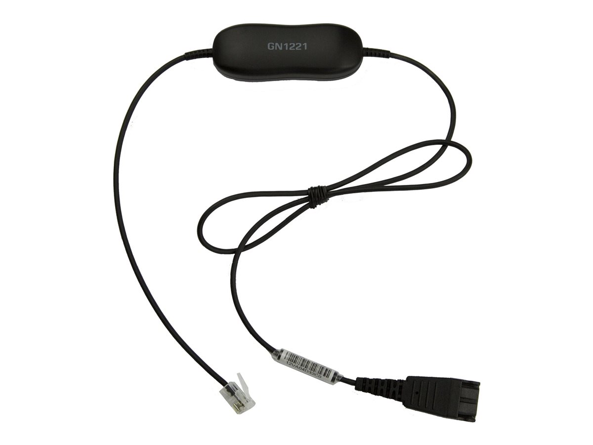 Jabra GN1221 Sound Limiter Kabel til hovedsæt 80cm