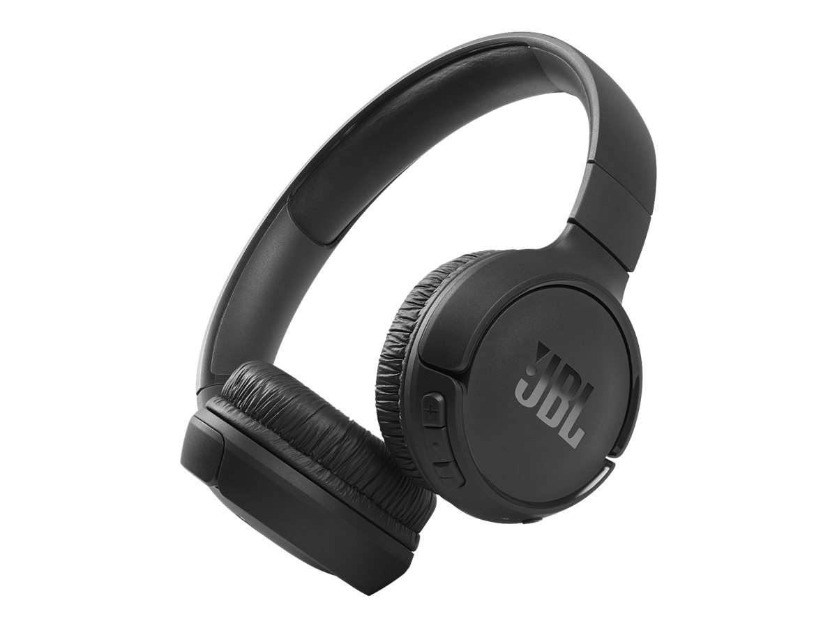 JBL Tune 510BT - Hovedtelefoner med mik. - på øret - Bluetooth - trådløs - sort