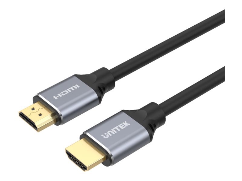 HDMI-kabel UNITEK C140W 5 m – HDMI 2.1, sort