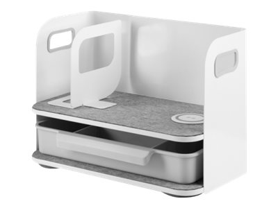 DIGITUS Organiser med QI-oplader 22x40x29cm hvid