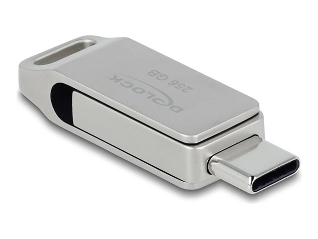 DeLOCK 256GB USB 3.0 / USB-C USB stick Sølv