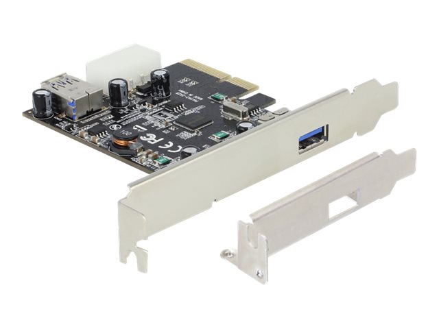 DeLock PCI Express x4 Card > 1 x external 1 x internal SuperSpeed USB 10 Gbps (USB 3.1, Gen 2) USB-adapter PCI Express 3.0 x4 10Gbps