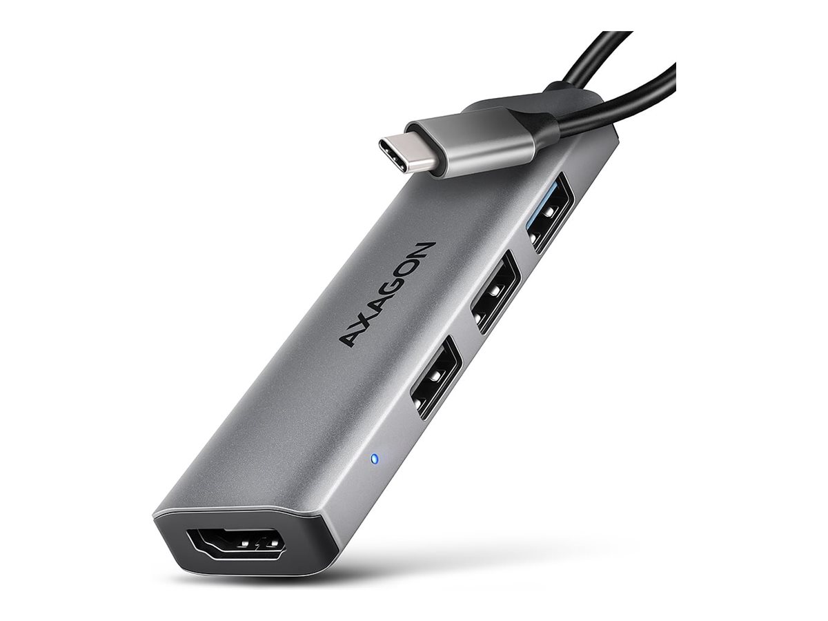 AXAGON HMC-H3A STARTER - Dockingstation - for desktop, smartphone, tablet, laptop - USB-C / USB4 / Thunderbolt 3 / Thunderbolt 4 - HDMI