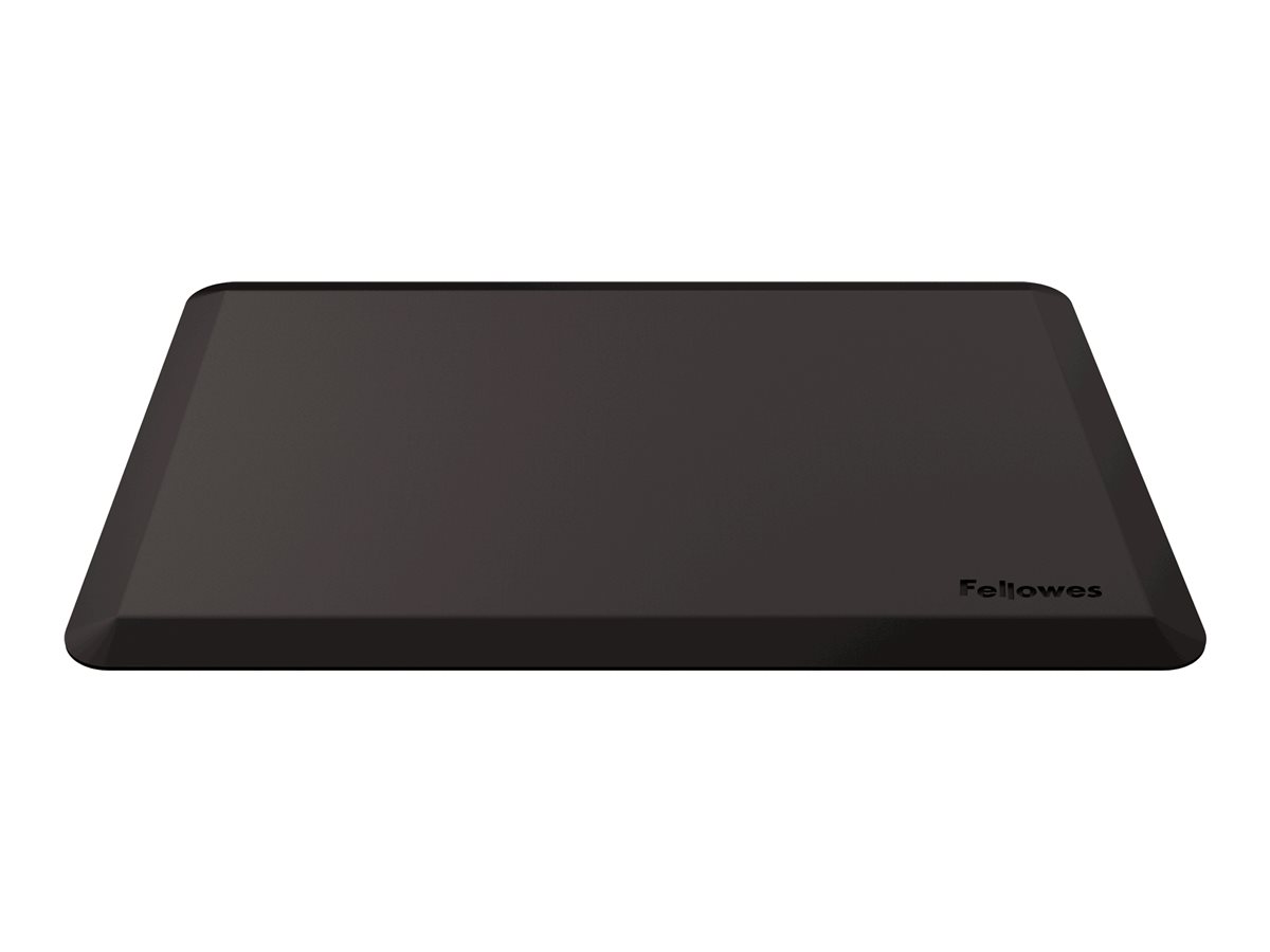 Fellowes Wellness - Gulvmåtte - rektangulær - 91.4 x 61 cm - sort