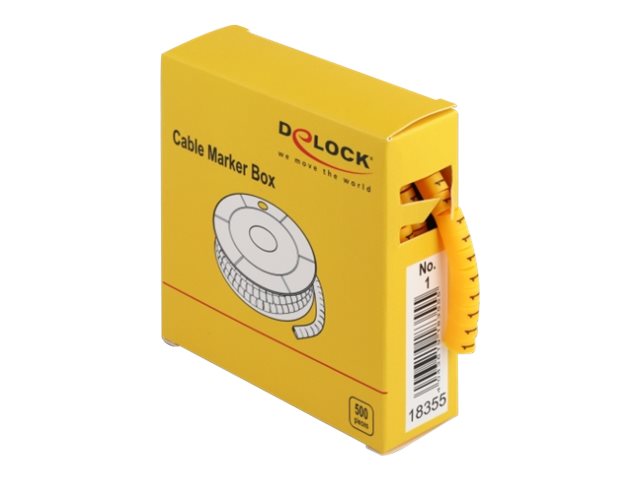 Delock Cable Marker Box, No. 1 Gul