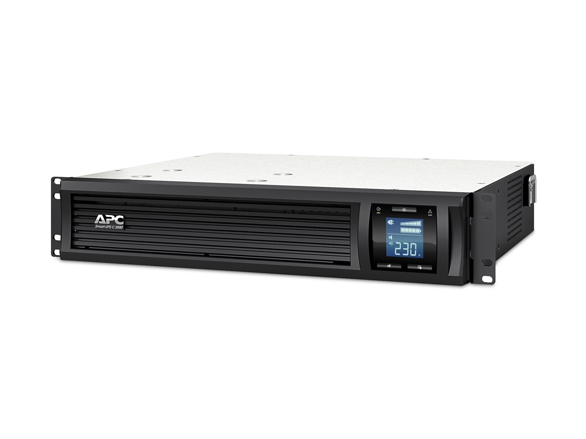 APC Smart-UPS C 2000VA 2U - UPS (rackversion) - AC 230 V - 1300 Watt - 2000 VA - USB - output-stikforbindelser: 6 - 2U - sort - for P/N: AR4018SPX432, AR4024SP, AR4024SPX429, AR4024SPX431, AR4024SPX432, NBWL0356A
